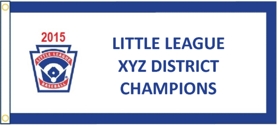 Little League® Custom Banners (Championship) *Brokerage fees may apply*