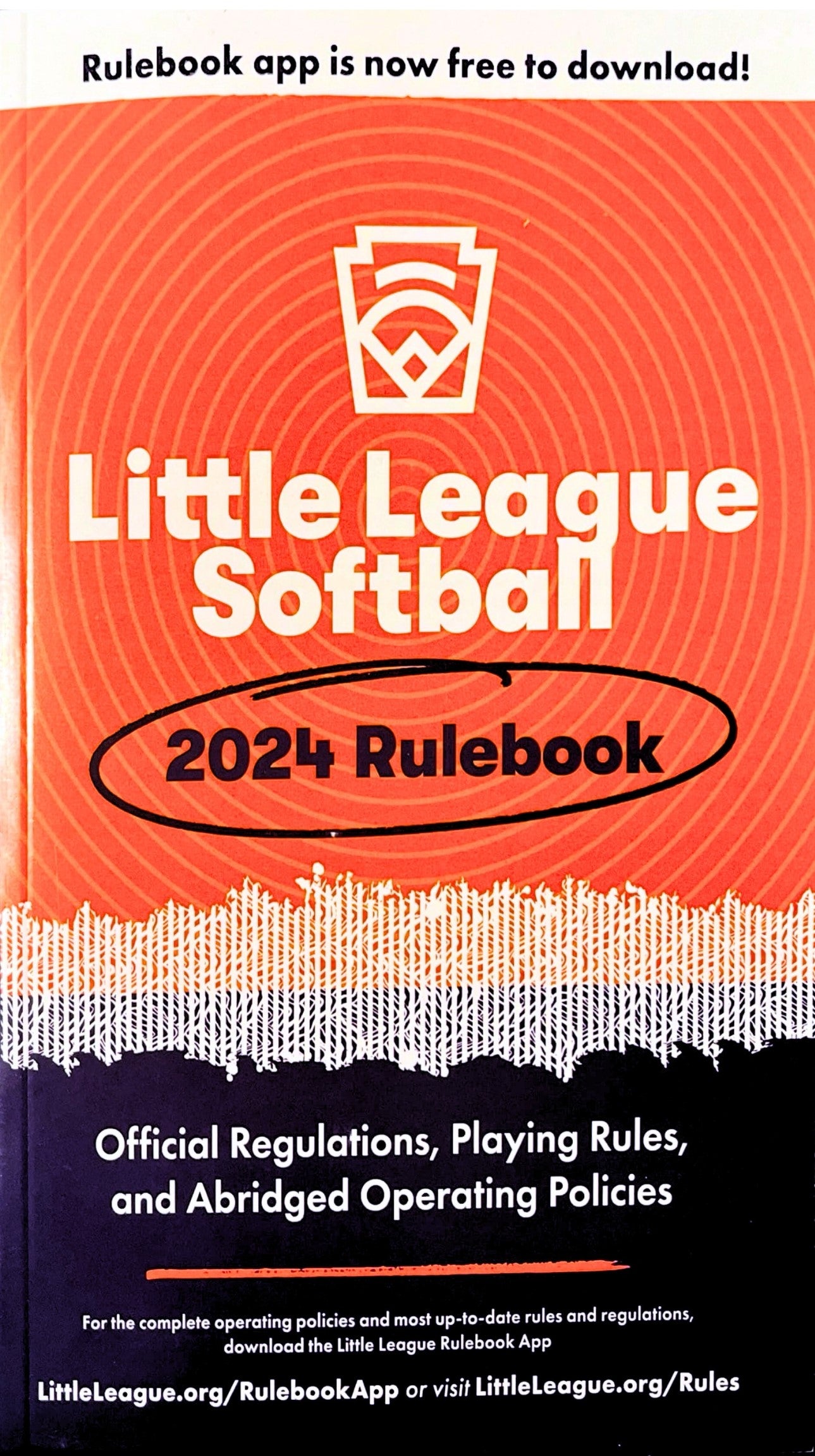 Livre de règlements du softball 2024 *Commandez 25+ Veuillez contacter le bureau régional*