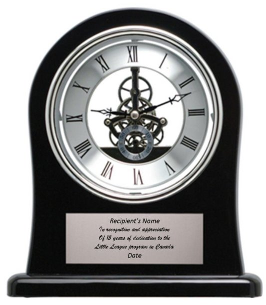 Award Clock - 15 years