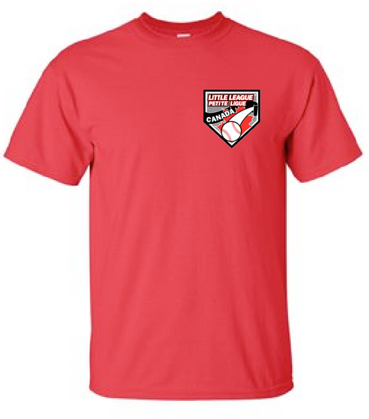 T-shirt pour jeunes de la Petite Ligue Canada (3 couleurs)