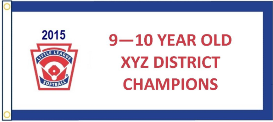 Little League® Custom Banners (Championship) *Brokerage fees may apply