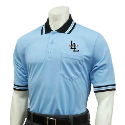 Little League Canada Black and Powder Blue Umpire Shirt **SEE DESCRIPTION ON HOW TO ORDER**