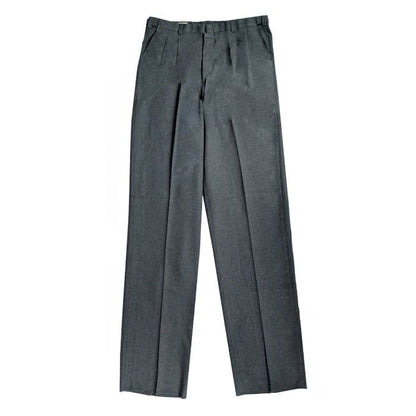 **IN STOCK CLICK FOR LINK TO SUPPLIER SHOP**  Smitty Charcoal Grey Pleated Base Pants w/ Expander Waist
