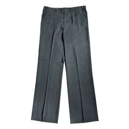 **IN STOCK CLICK FOR LINK TO SUPPLIER SHOP**  Smitty Charcoal Grey Pleated Plate Pants w/ Expander Waist