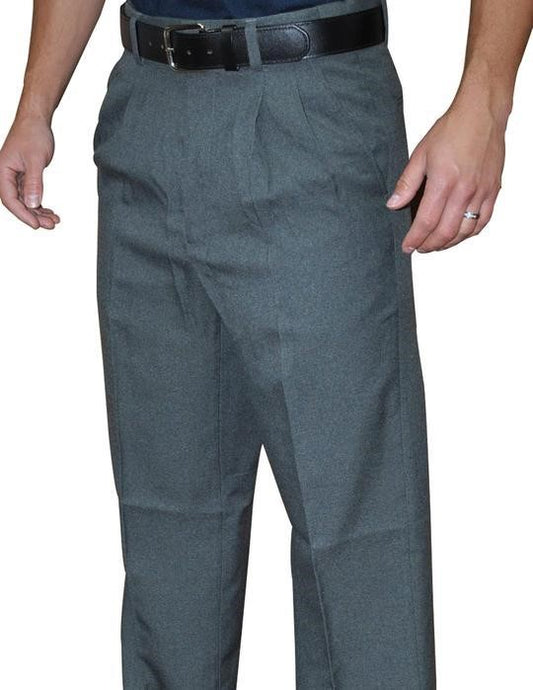 **IN STOCK CLICK FOR LINK TO SUPPLIER SHOP**  Smitty Charcoal Grey Pleated Plate Pants w/ Expander Waist