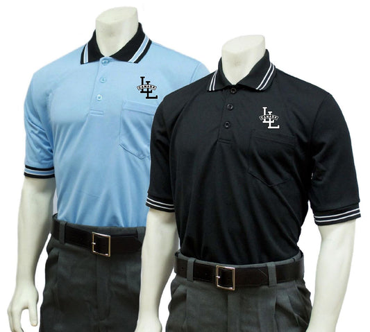 Little League Canada Black and Powder Blue Umpire Shirt **SEE DESCRIPTION ON HOW TO ORDER**